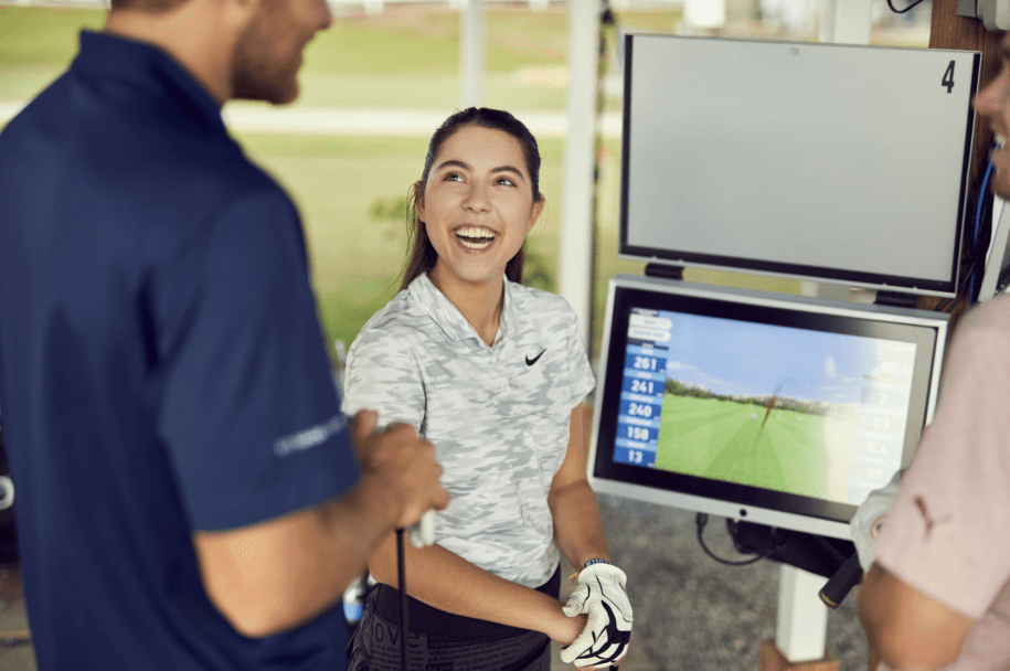 Toptracer driving range Preston, Lancashire. Fun golf experience for non-golfers, driving range for children